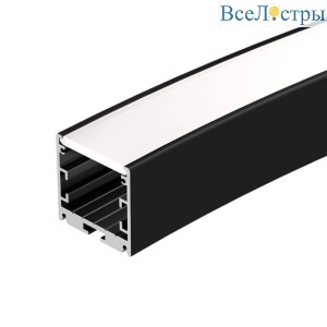 Профиль Arlight SL-ARC-3535-D1500-A45 BLACK (590мм, дуга 1 из 8) 025522
