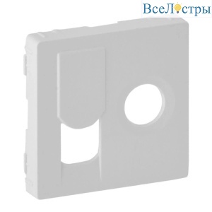 Лицевая панель Legrand Valena Life розетки TV-RJ45 белая 754830