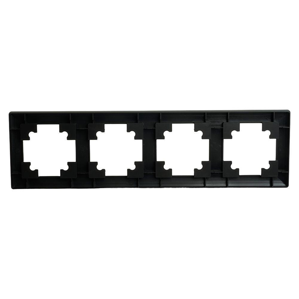 рамка 4-постовая stekker катрин черный pfr00-7004-05 39815