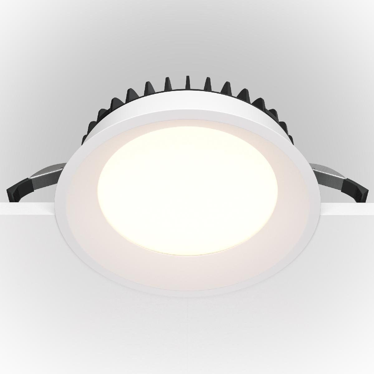 встраиваемый светильник maytoni technical okno dl053-24w4k-w