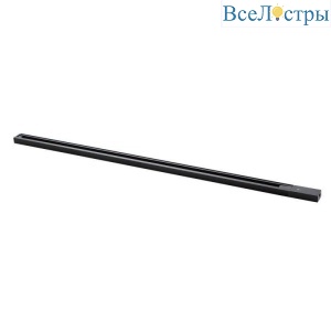 Шинопровод однофазный с питанием и заглушкой Crystal Lux CLT 0.11 01 L3000 BL
