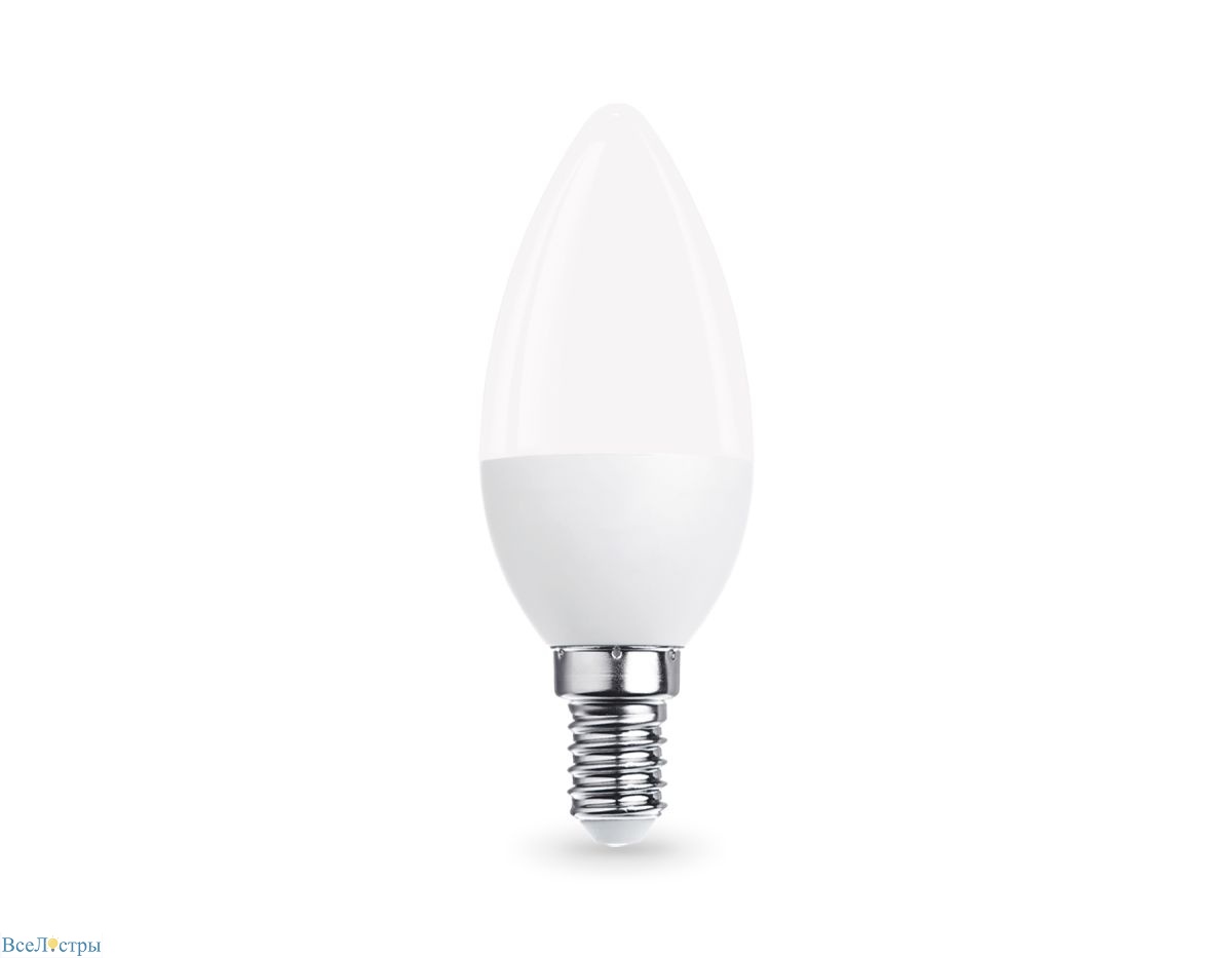 светодиодная лампа ambrella light bulbing e14 13w 4000k свеча 371314