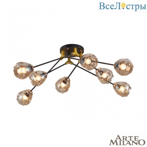 Потолочная люстра Arte Milano Amalfi 252588/8 Br