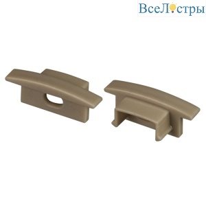 Заглушка Arlight LINE-2308-F OLIVE GREY с отверстием 038637