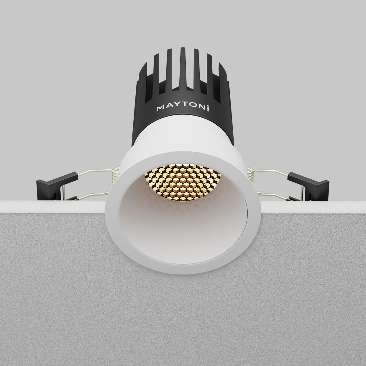 встраиваемый светильник maytoni dip dl118-15w-2.7k-w