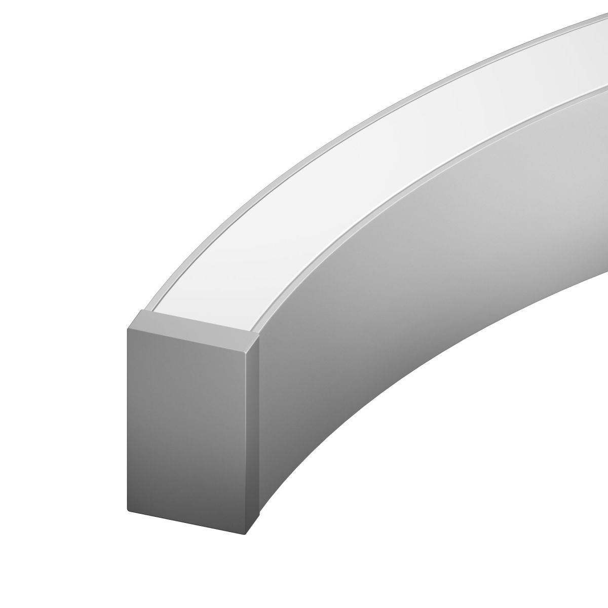 заглушка arlight line-3560-bent-side глухая (пластик) 062981