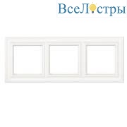 Рамка трехместная Jung EPD483WWM