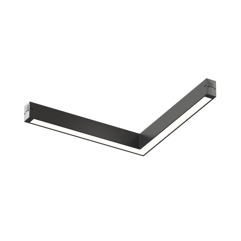 трековый однофазный светильник denkirs simple linear dk8214-bk