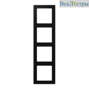 Рамка четырехместная Jung LS984SWM