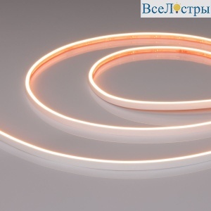 Светодиодная лента герметичная Arlight VELA-M240-2.5x6mm 24V Warm2700 (5 W/m, IP65, 5m) 053269