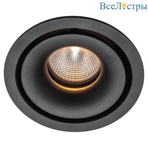 Встраиваемый светильник AM Group AM290 7W BK 3000K