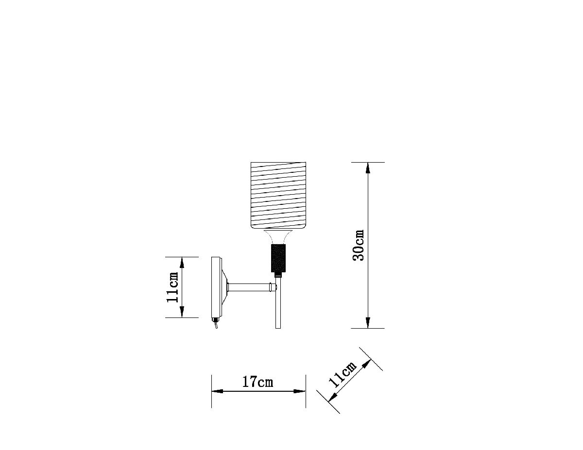 бра arte lamp maria a4536ap-1ab