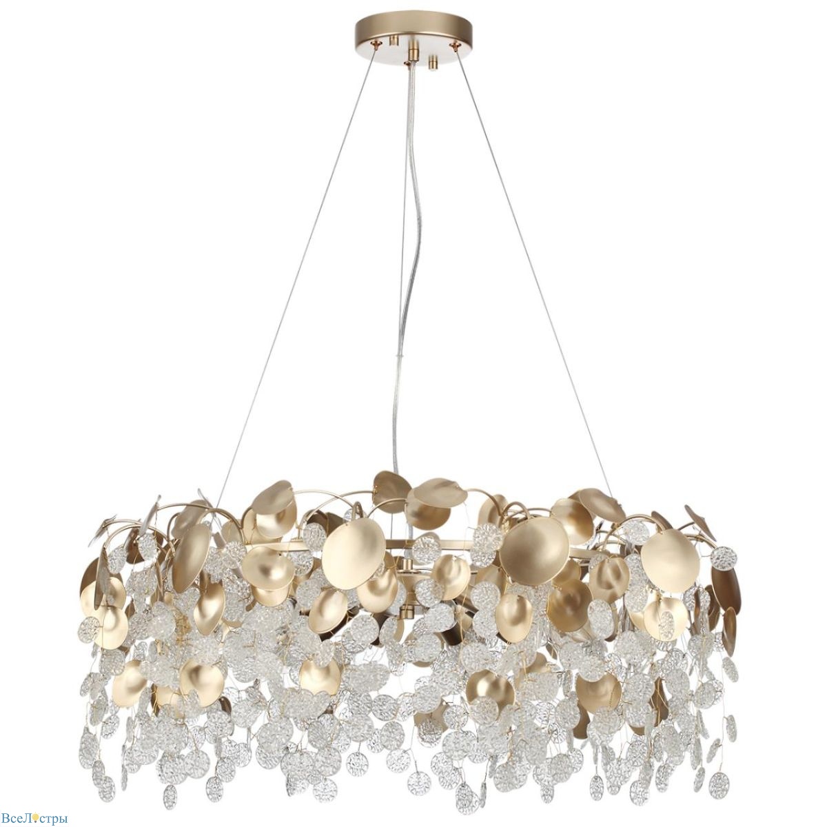 подвесная люстра odeon light classic coins 5104/10
