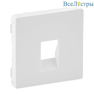 Лицевая панель Legrand Valena Life аудиорозетки белая 755360
