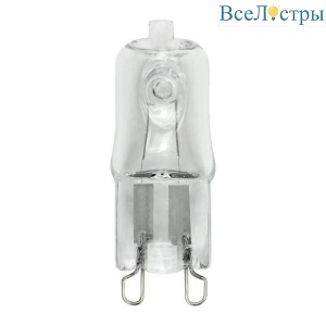 Лампа галогенная (01390) Uniel G9 25W прозрачная JCD-CL-25/G9
