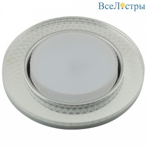 Встраиваемый светильник Fametto Luciole DLS-L156 GX53 GLASSY/CLEAR 3D