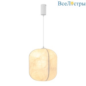 Подвесной светильник Arlight SP-SETA-HANG-L400х420-9W Warm2700 (WH, 320 deg, 230V) (IP20, Натуральный шелк) 061915