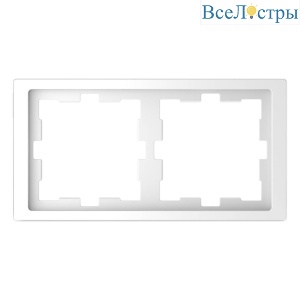 Рамка 2-постовая Schneider Electric Merten D-Life MTN4020-6535