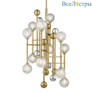 Люстра на штанге Delight Collection Fluxus P68084-12 gold