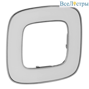 Рамка 1-постовая Legrand Valena Allure Зеркало 754421