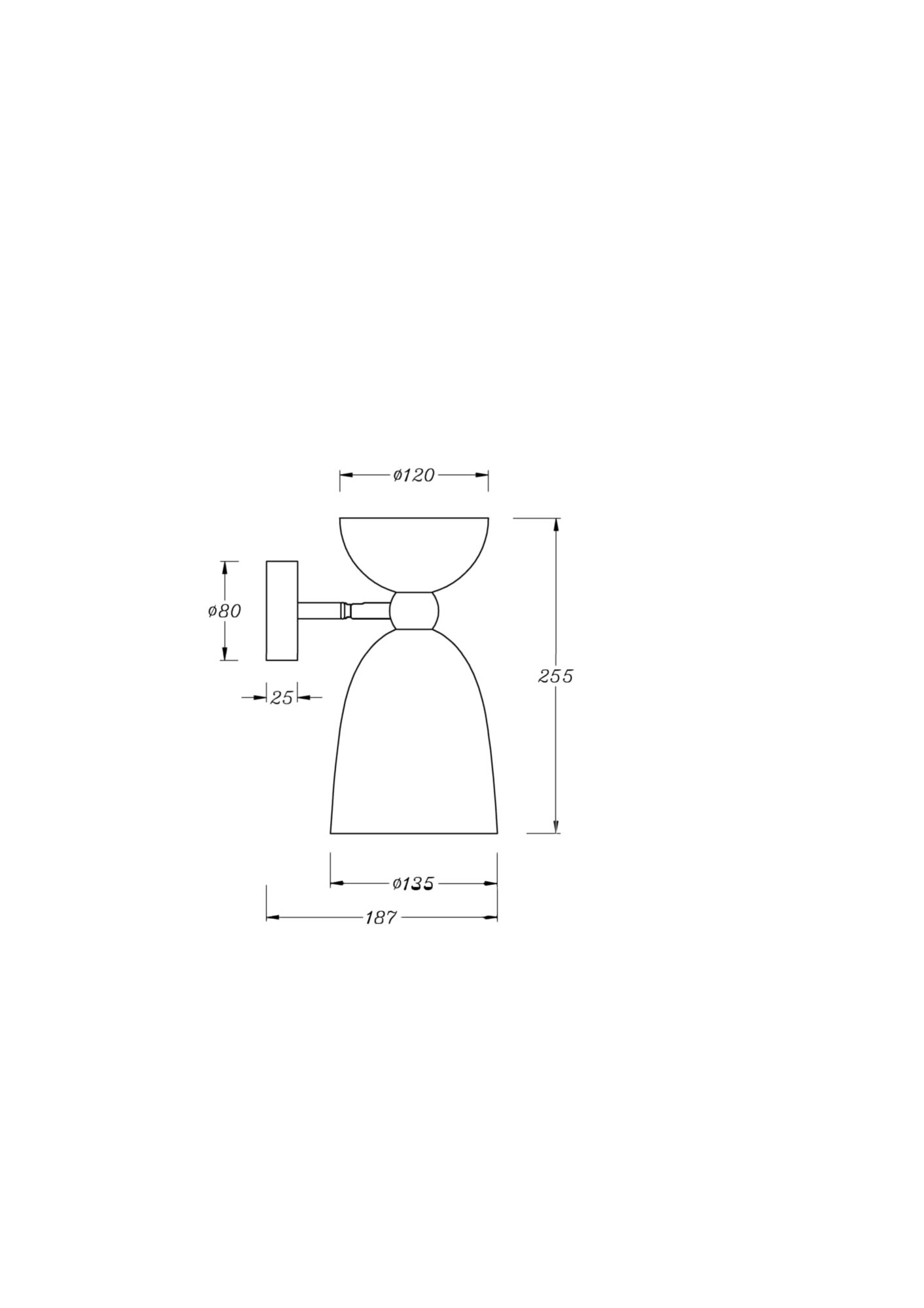 бра maytoni cloches mod113wl-01w