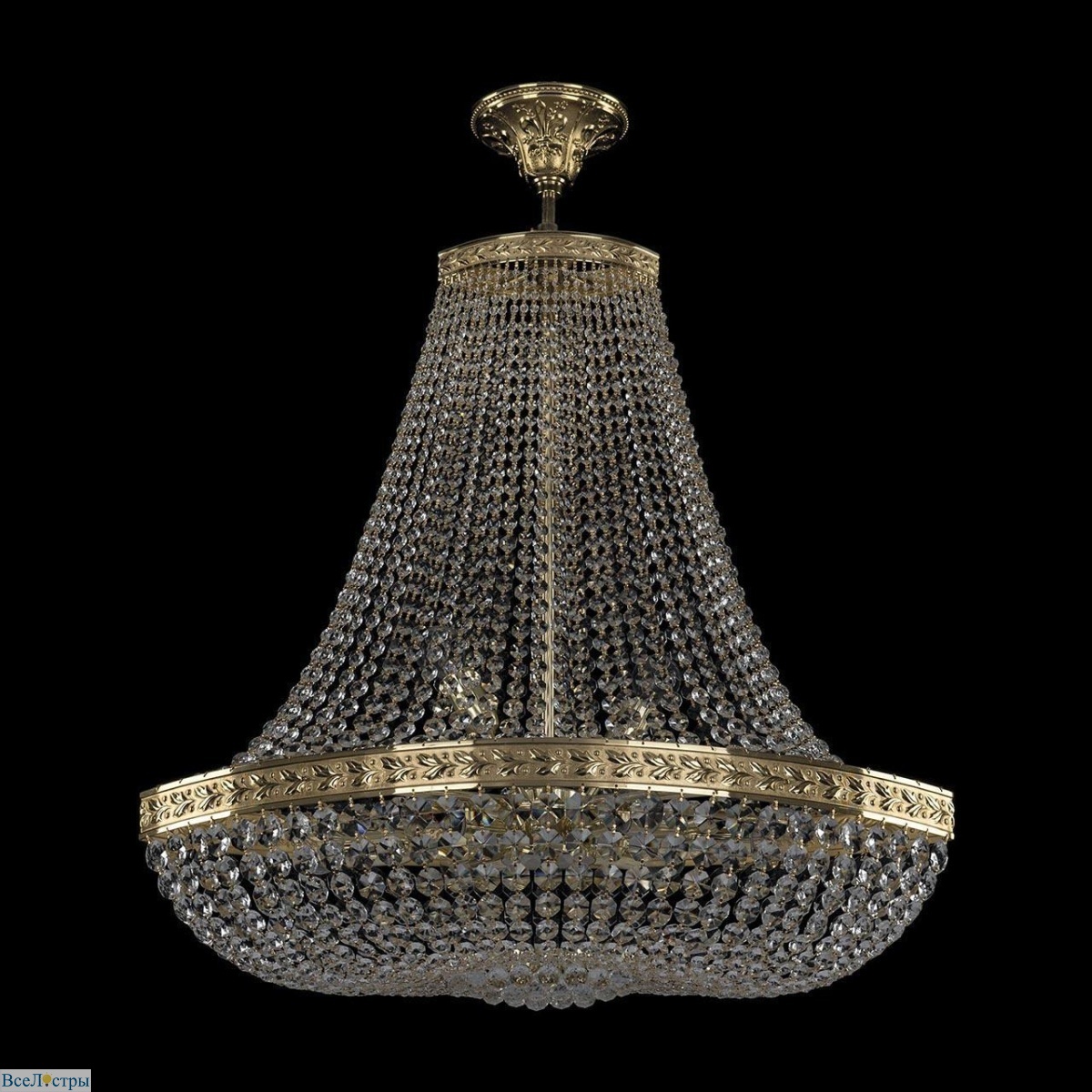 подвесная люстра bohemia ivele 19283/h2/70iv g