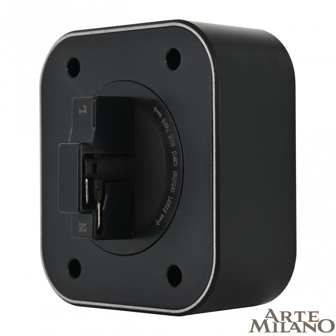 трековый светильник arte milano am-track-sockets 380022tl/light black