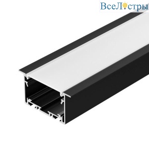 Профиль Arlight S2-LINIA69-F-2500 SEAMLESS BLACK (Arlight, Алюминий) 033534