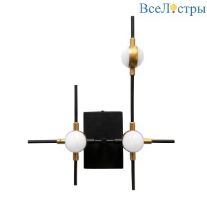 Настенный светильник DeLight Collection Molecular MB18001067-3A black/gold