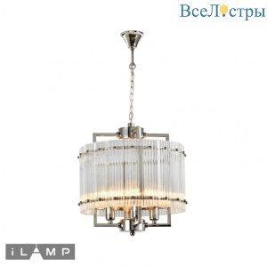 Подвесная люстра iLamp Silverstone P9503-4 Nickel