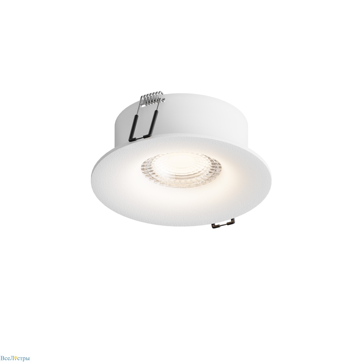 встраиваемый светильник hesby glow hsbl_0102 ip20,50вт, gu10, белый