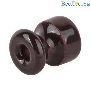 Изолятор Werkel без винта Retro коричневый W6431414 4690389166228