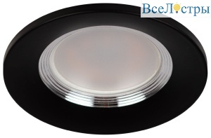 Встраиваемый светильник Эра KL107 BK/SL Б0061098