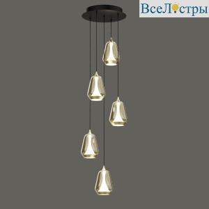 Каскадная люстра Delight Collection MD24001011-5A brass/champagne
