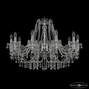 Подвесная люстра Bohemia Ivele Crystal 1410/10/300 Ni V0300