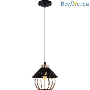 Подвесной светильник Reluce 02503-0.9-01 BK+GD