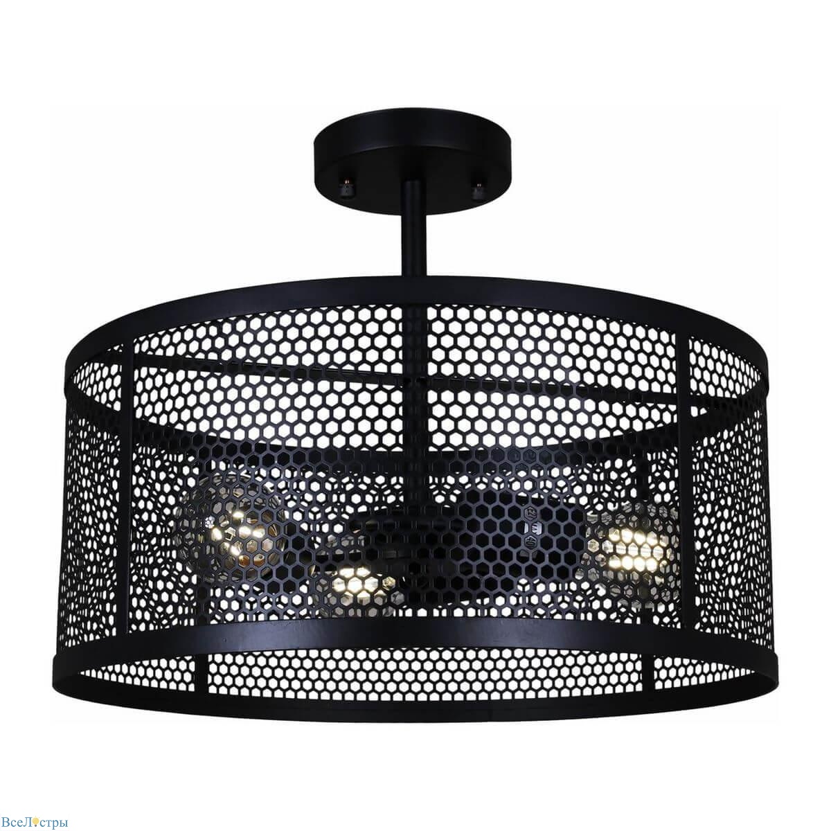 потолочная люстра illumico il1031-3c-05 bk