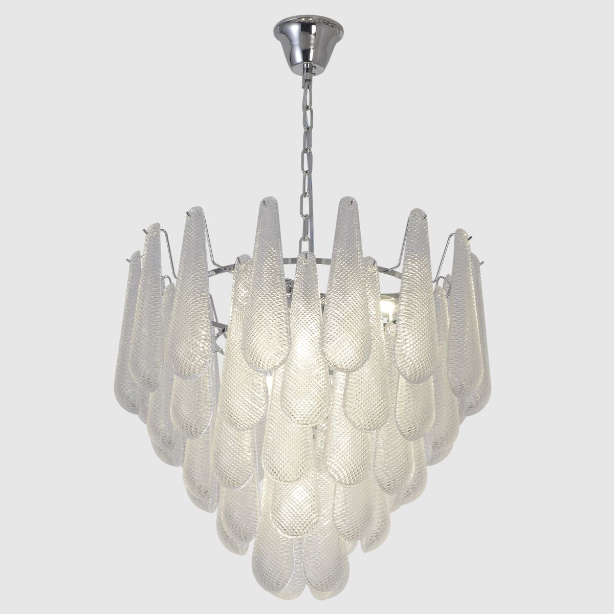 подвесная люстра crystal lux fontain sp10 chrome
