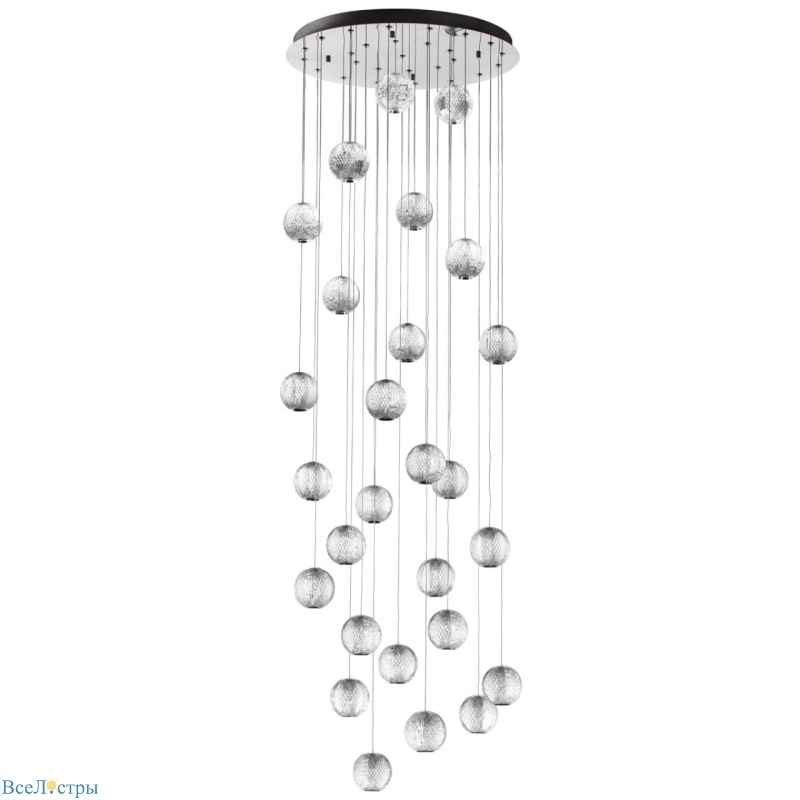подвесная люстра odeon light crystal 5007/120l