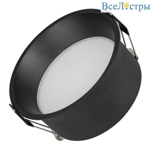 Встраиваемый светильник Arlight MS-BREEZE-BUILT-R125-16W Day4000 (BK, 85 deg, 230V) 035614