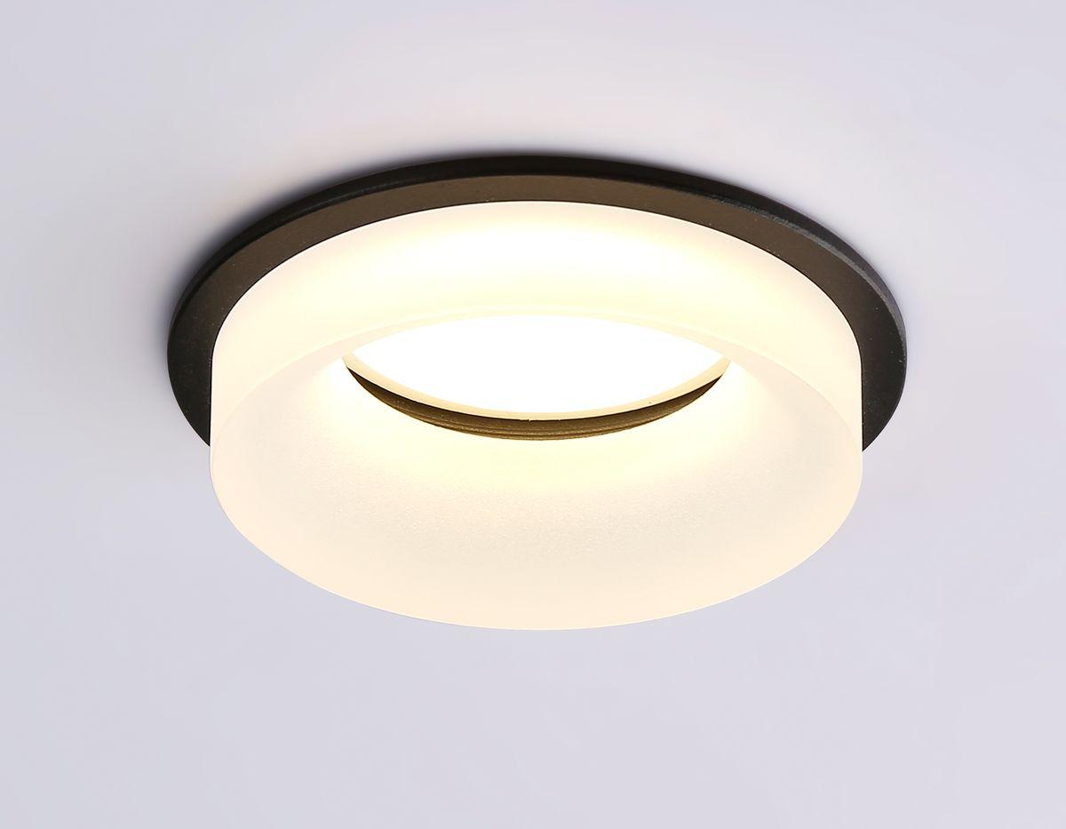 встраиваемый светильник ambrella light techno spot acrylic frost tn1303