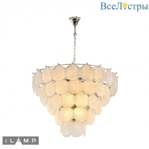 Подвесная люстра iLamp Soho P2546-18 Nickel