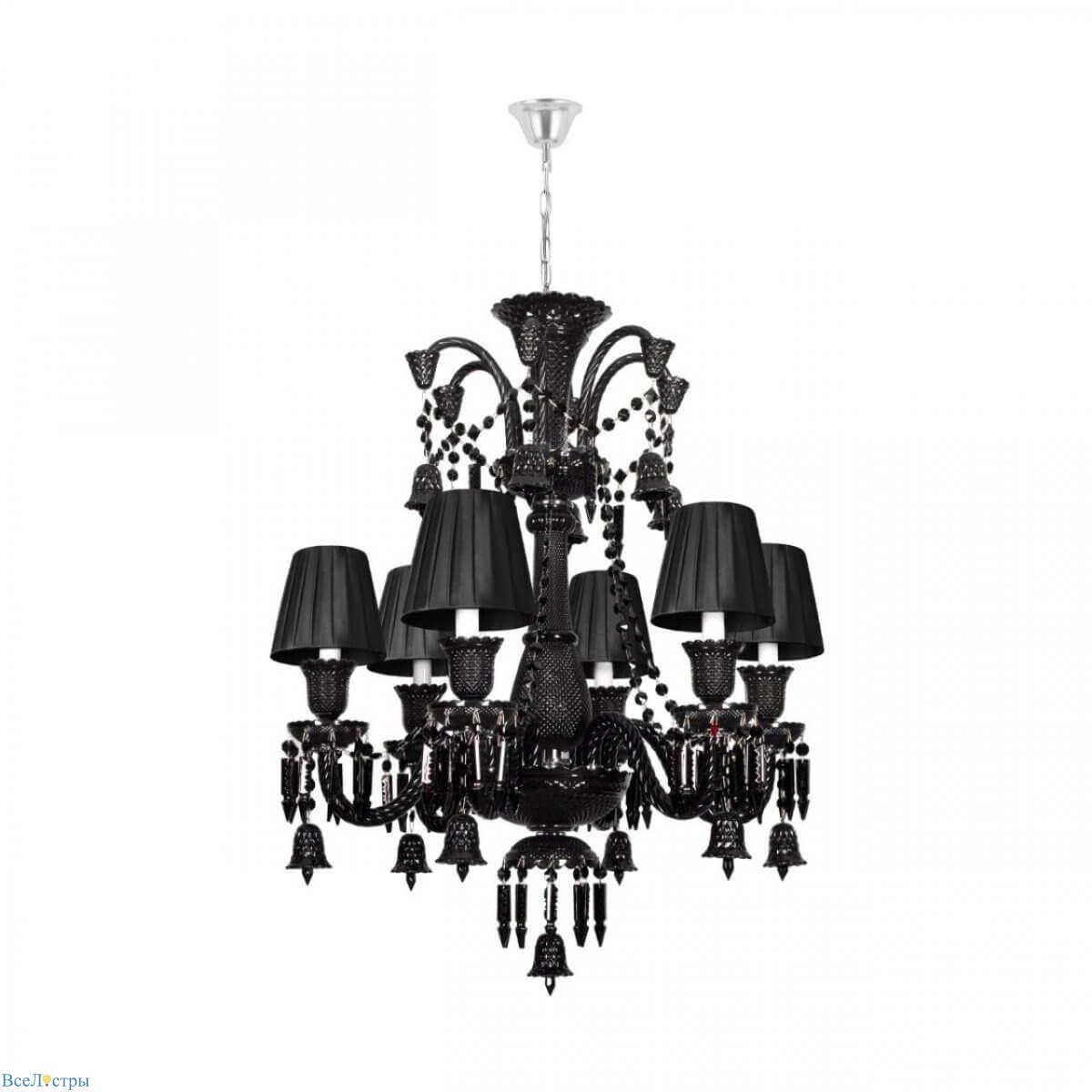 подвесная люстра loft it zenith 10210/6 black