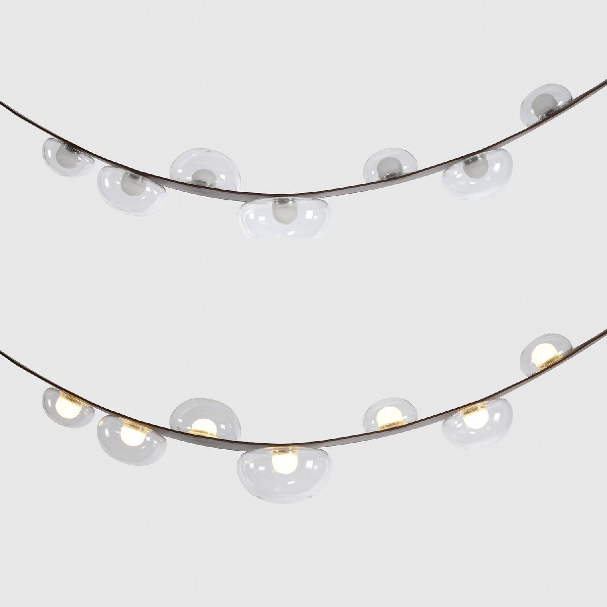 подвесная люстра crystal lux bosque sp7 l3000 brown/transparent