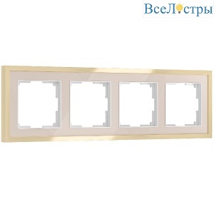 Рамка на 4 поста Werkel Baguette 4690389193316 W0042851 a062783