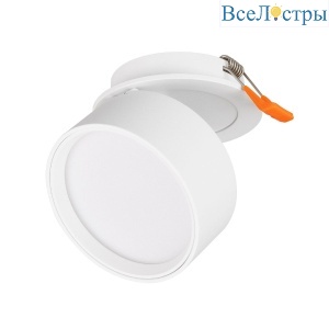 Встраиваемый спот Arlight LGD-POT-BUILT-R85-12W Warm3000 (WH, 100 deg, 230V) 045780