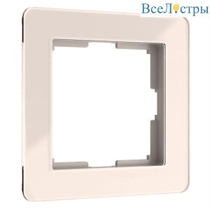Рамка Werkel Acrylic на 1 пост айвори W0022743 4690389186271
