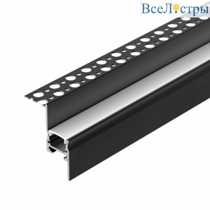 Алюминиевый профиль Arlight ARH-СEIL-S14-SHADOW-2000 BLACK 047183