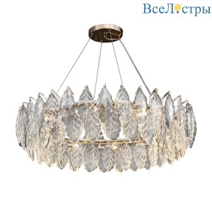 Подвесная люстра Delight Collection D8011P/R-1000 gold/smoky