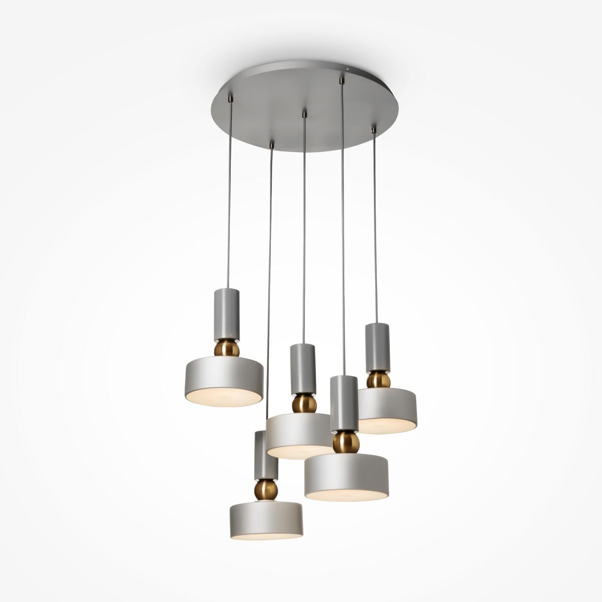 подвесная люстра maytoni void mod030pl-05gr